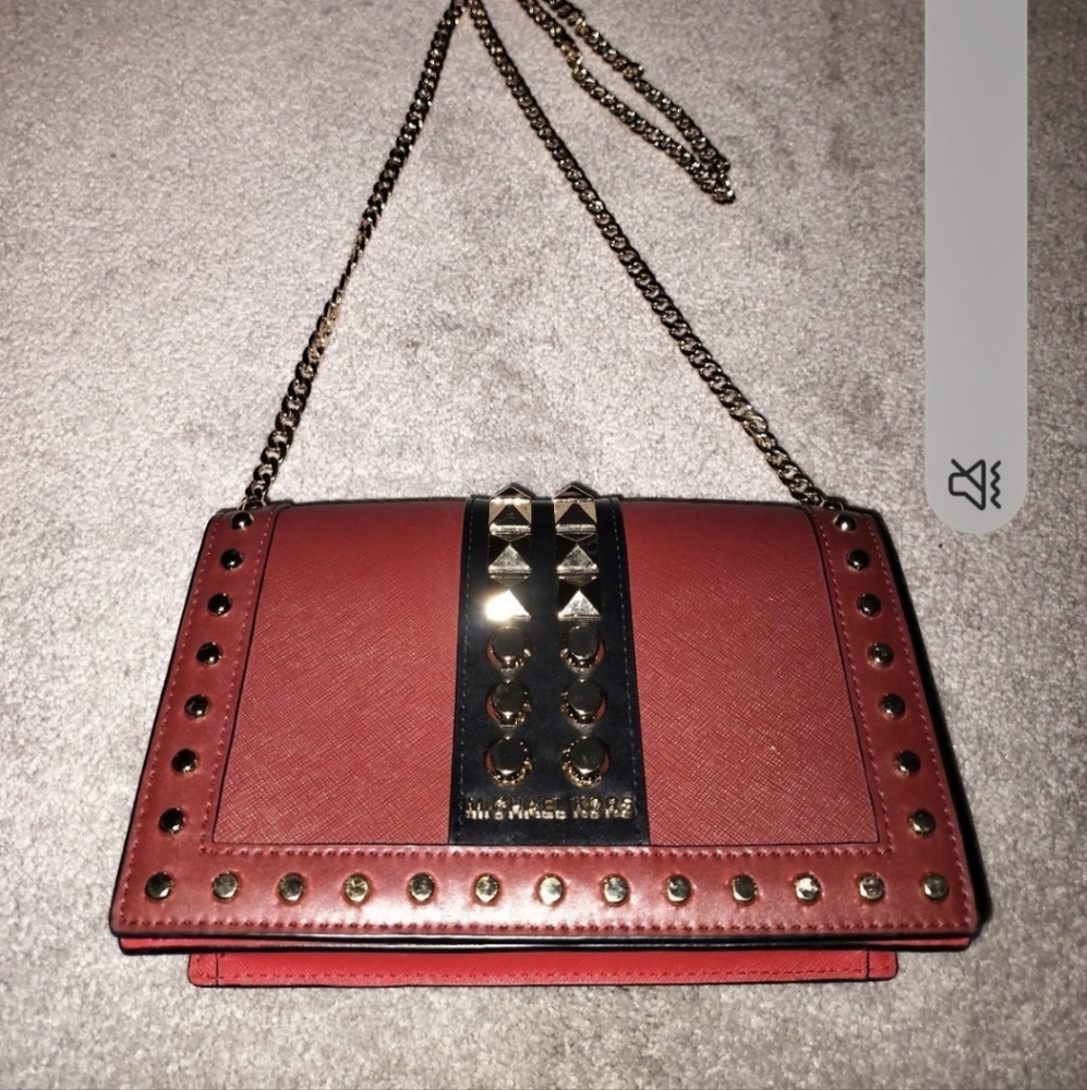 Michael Kors Jet Set Large Studded Crossbody
